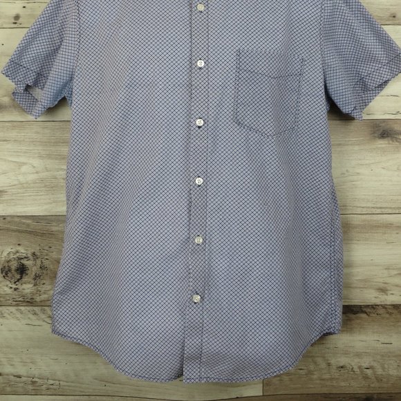 J. Ferrar* Men's Short Sleeve Button Down Chest Pocket Shirt Size~ Large - Picture 2 of 9